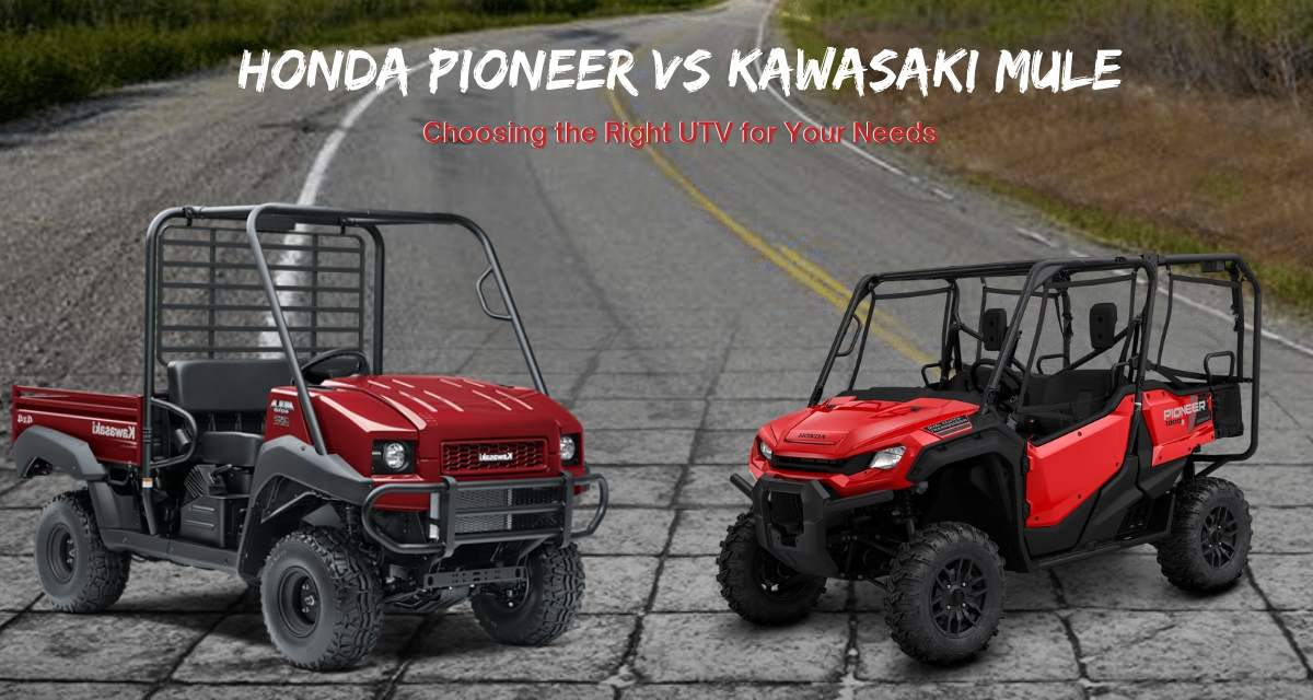 Honda Pioneer vs Kawasaki Mule